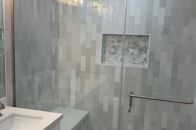 Bathroom Remodel with Zelige Tile