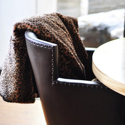 African Leopard Chocolate Throw - Products