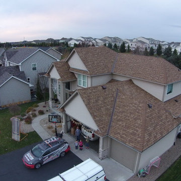 "Desert Tan" Owens Corning Duration Roof by Storm Group Roofing.