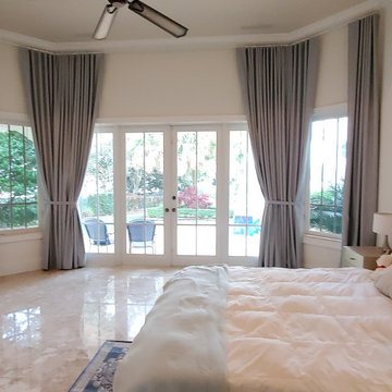 Blackout Draperies for a Guestroom Suite