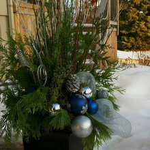 christmas planters