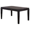 Oxford Dining Table, Cappuccino Wood, 59" Rectangle