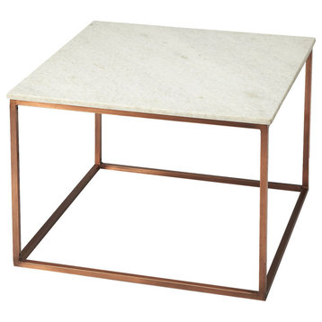 Butler Holland Marble & Metal Coffee Table