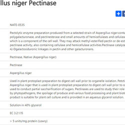 pectinase - Products