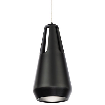 Modern Forms PD-66110 Ingot 6"W LED Mini Pendant - Black