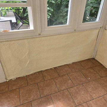 Sunroom Spray Foam Insulation Upgrade
