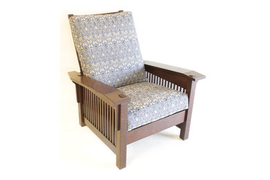 Inspiration for a craftsman family room remodel in Other