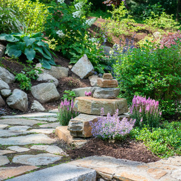 Tranquil Garden Oasis  Landscape Design Lincoln Massachusetts
