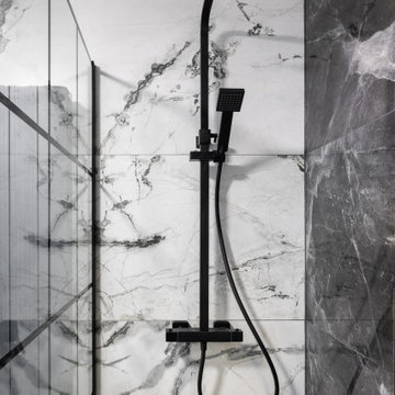 Bathroom - Black Mist Porcelain Polished Tile