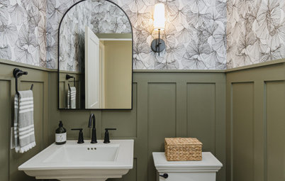 Bathroom of the Week: High Style in a Tiny Powder Room