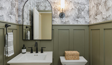 Bathroom of the Week: High Style in a Tiny Powder Room
