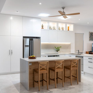 Modern Sophistication in Sandgate Kitchen and Laundry