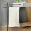 WS Bath Collections Kubic Class Free Standing Towel Bar Stand