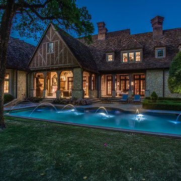 European inspired residence built by Bob Thompson & designed by Robbie Fusch
