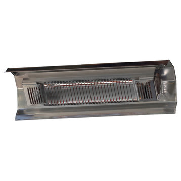 Wall Mounted Infrared Patio Heater, Stainless Steel