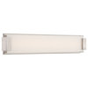 Modern Forms Polar LED Bath and Wall Light, Brushed Nickel, 26"