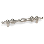 Laurey - 3" Georgetown Pull - Satin Chrome - Laurey is todays top brand of Decorative and Functional Cabinet Hardware!  Make your home sparkle with our Decorative Knobs and Pulls, or fix up your cabinets with our Functional Hardware!  Cabinets feel better when Laurey's on them!