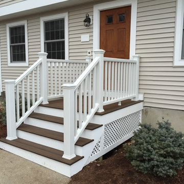 Contour Building Trex Front Stairs