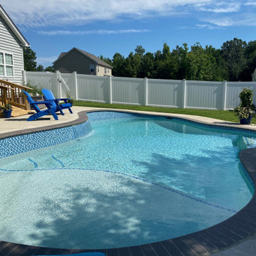 Swimming Pool Build in La Plata, MD - AH - Wise Pool & Spa