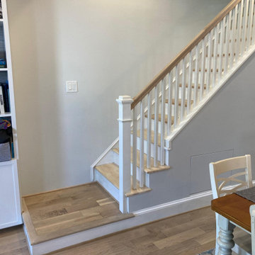 Mt. Pleasant, DC - Contemporary Kitchen, Living Room and Basement Remodel