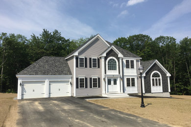 Mid-sized trendy exterior home photo in Boston