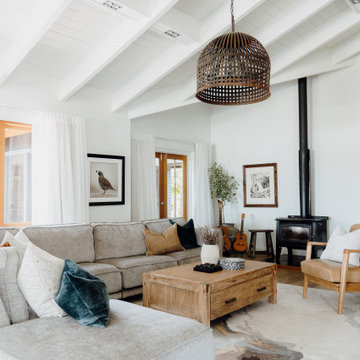 Beach Style Living Room