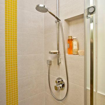 Colorful kids bathroom