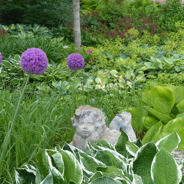 Northbrook Illinois Shade Garden in June