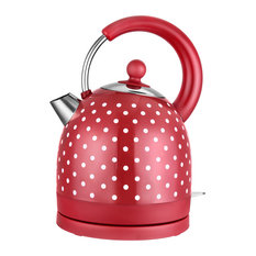 Red Polka Dot Dome Kettle