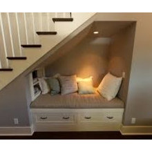 under stairs