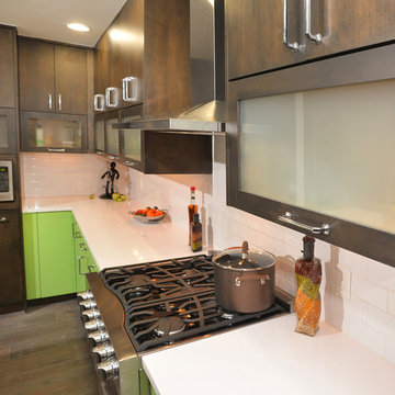 Retro Modern Kitchen Design - Vail Colorado