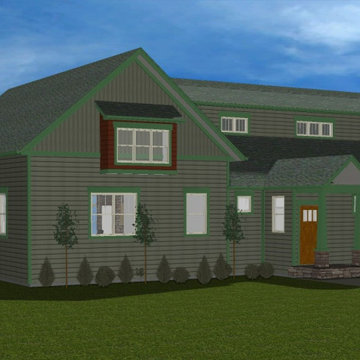 Adirondack Style Lake House