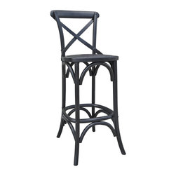 Toulon Barstool in Black - Bar Stools And Counter Stools