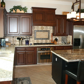 OAK CABINETS AFTER