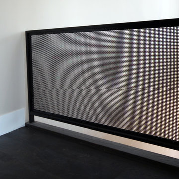 Interior - Grid Paneled Balustrades