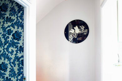 Eclectic hallway photo in New York