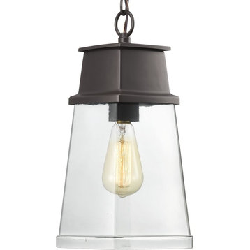 Greene Ridge Collection 1-Light Hanging Lantern, Architectural Bronze