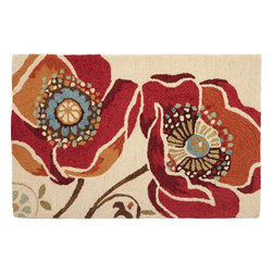 Moroccan Red DAP009 Area Rug - Area Rugs