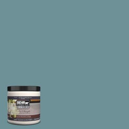 BEHR Premium Plus Ultra 8 oz. #510F-5 Bayside Interior/Exterior Paint Sample-510 - Paint