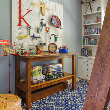 Boy's Workshop Bedroom - Kentfield
