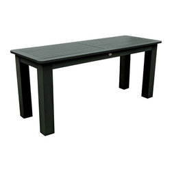 Highwood - Highwood Outdoor Counter Height Sideboard Table - AD-CTB25, Charleston Green - Outdoor Pub And Bistro Tables