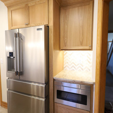 Warm Wood Wonder: White Oak Kitchen Remodel with Smart Storage
