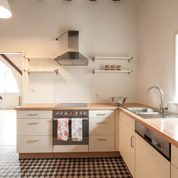 Sanierung und Modernisierung von DG Studio in altem Winzerhof im Rheingau