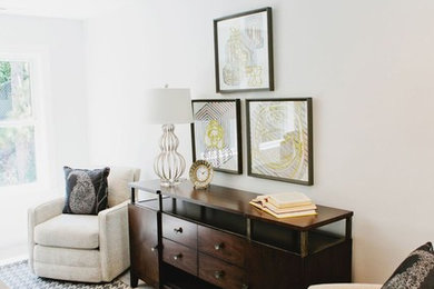 Family room - modern family room idea in Salt Lake City