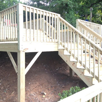Pressure Treated Pine Deck By Durante