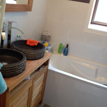 OUR CLIENTS' INSTALLATION WITH OUR TRENDY NATURAL STONE PRODUCTS