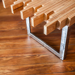 The Manufactory LLC - Plywood Strip Table - Side Tables And End Tables