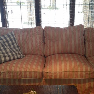 cottage inspired living room