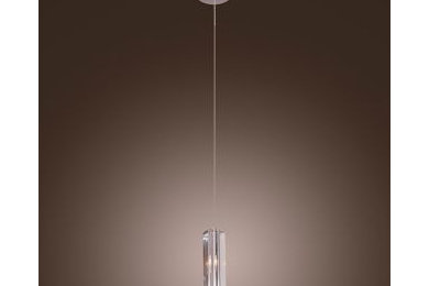 10W G4 Metal and Glass Pendant Light in Simple Design