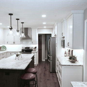 Centerville kitchen, flooring, 2022